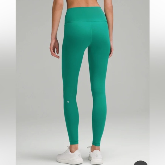 lululemon athletica Pants - LULULEMON WUNDER TRAIN HIGH RISE TIGHT 28” GREEN COLOR SIZE 10 NWT